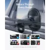 Cargador magnético inalámbrico para coche Anker MagGo 15W — Carga rápida magnética Qi de 15W para smartphones, Negro