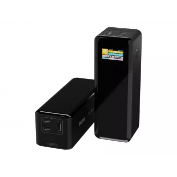 Batería externa BLOW AIR99.9 27000mAh PD 140W LCD — 2× USB‑C, 1× USB‑A, 27000 mAh, 140 W total