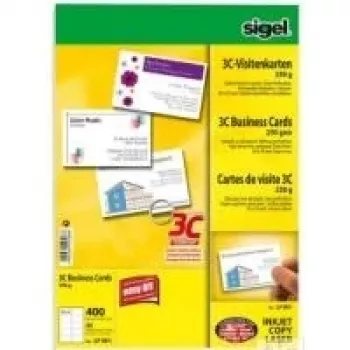 Tarjetas de visita Sigel LP801 400 Uds.