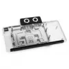 Alphacool Core RX 9070 XT Taichi Bloque de agua para GPU con backplate, Transparente/Cromo