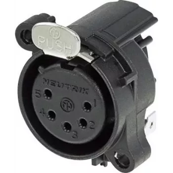 Accesorio de conectividad Neutrik NC5FAH negro