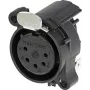 Accesorio de conectividad Neutrik NC5FAH negro