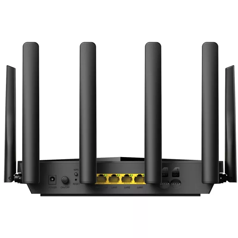 Cudy LT18 router inalámbrico Gigabit Ethernet dual band (2,4 GHz / 5 GHz) 4G negro