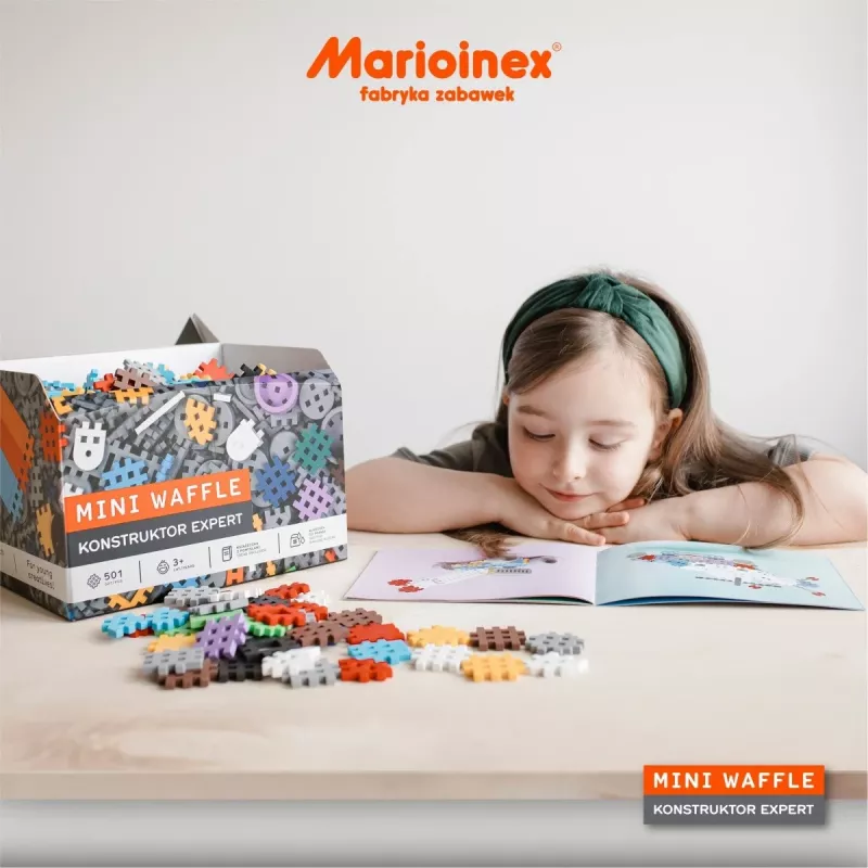 Marioinex Mini Waffle bloques de construcción Constructor Expert, 501 piezas