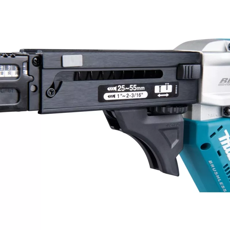 Makita DFR552Z atornillador de cargador inalámbrico, 18 V Li-Ion, 4500 rpm, 1/4"