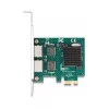 Tarjeta DeLOCK PCI Express x1 2 x RJ45 Gigabit LAN BCM gris