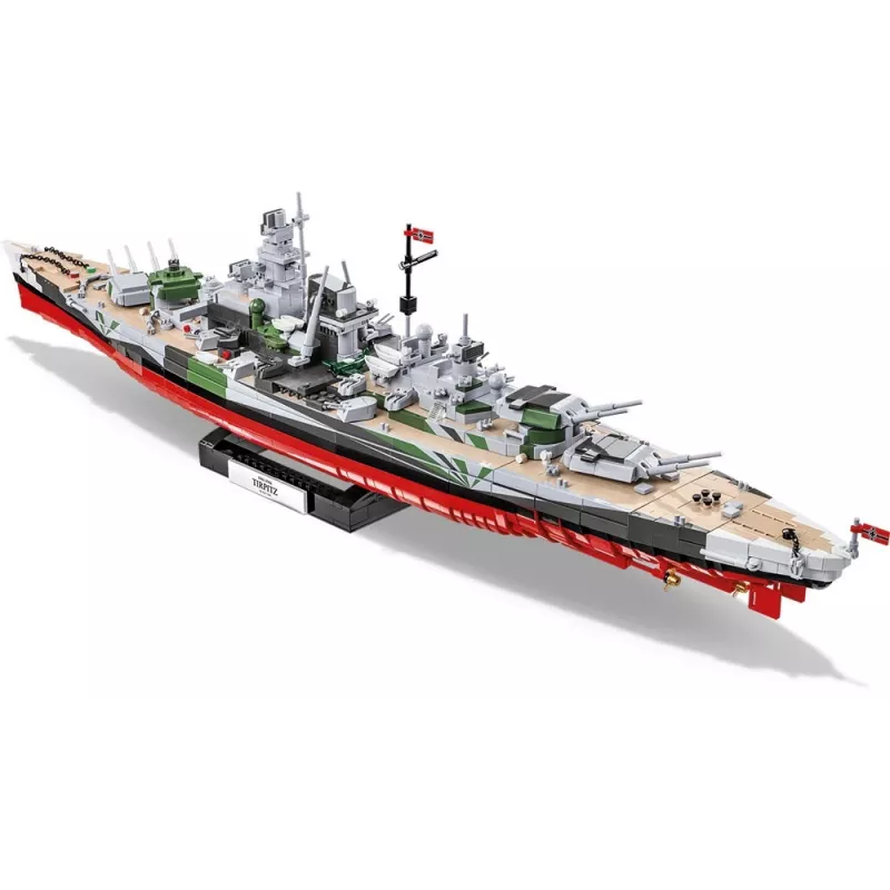 COBI 4839 Historical Collection set de bloques de construcción acorazado Tirpitz, 2810 elementos, 1:300
