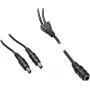 VOLTCRAFT cable de conexión de baja tensión conector macho de baja tensión - conector hembra de baja tensión 5,5 mm 2,5 mm 1,10 m 1 ud. (072958C)