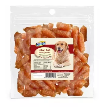 HILTON Salchichas blandas de pollo - snack para perros - 500 g