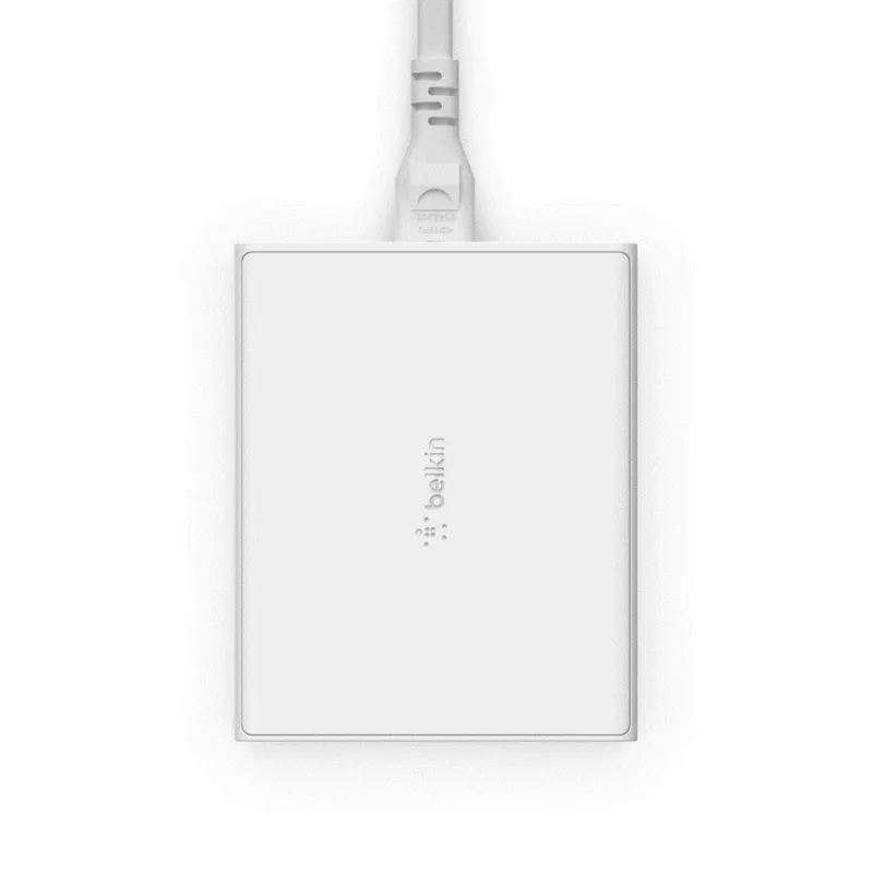 Cargador de interior Belkin WCH010VFWH Cable de 2 m 2 puertos USB Type-C Blanco