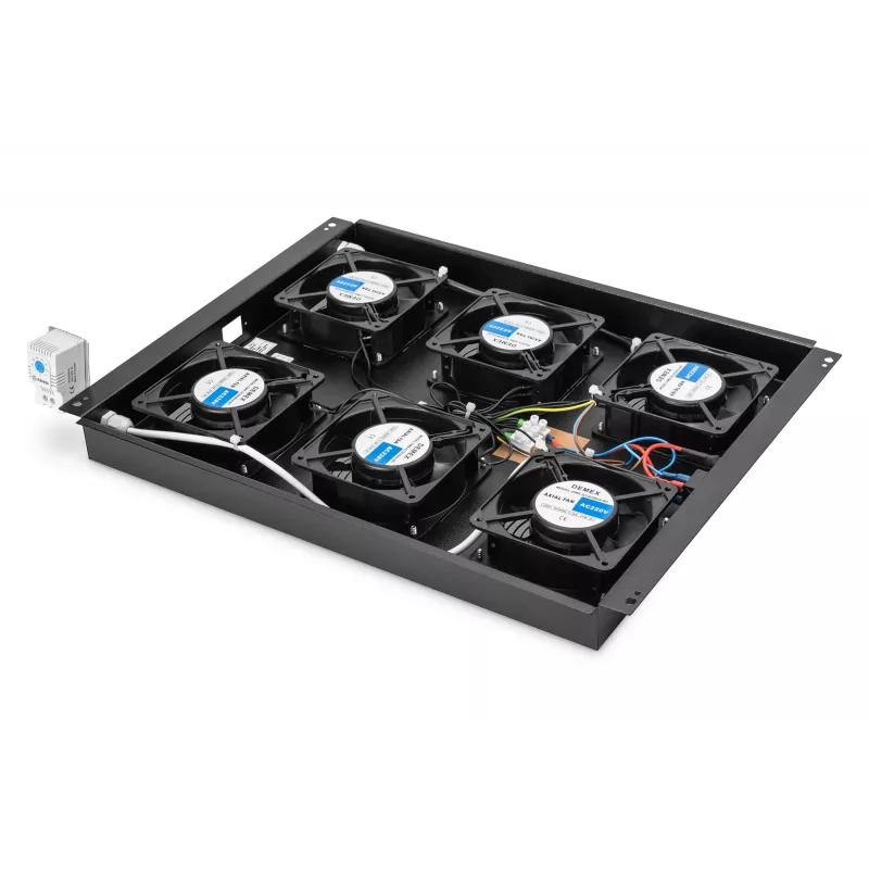 Digitus DN-19 FAN-6-SRV-B Producto negro