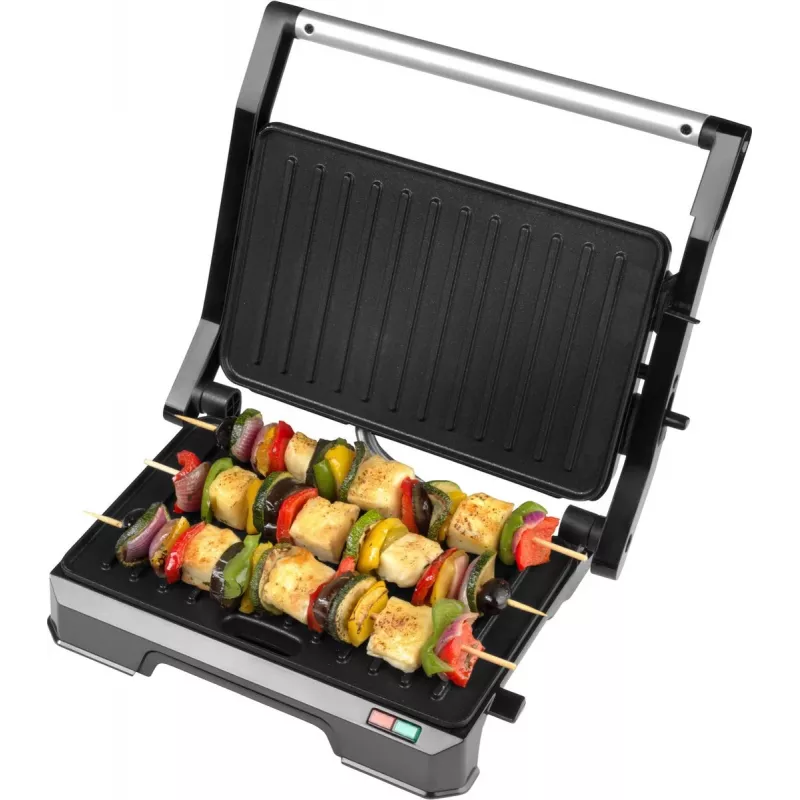 Parrilla de salud eléctrica 2 en 1 Progress EK5854PVDE con placas antiadherentes y temperatura regulable