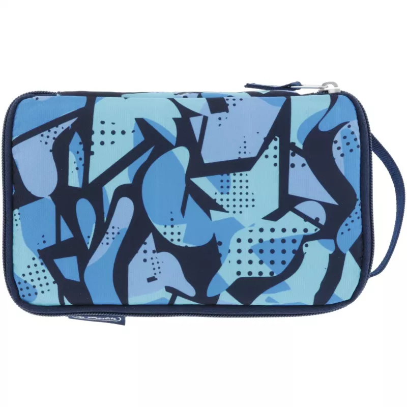 Estuche Herlitz 2 Go CamoBlue poliéster azul 210x130x60mm
