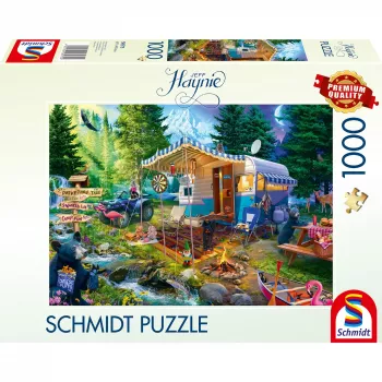Puzle 1000 piezas, Schmidt Spiele — Jeff Haynie: Mit der Karawane in den Bergen