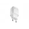 Cargador con cable para dispositivos móviles NATEC NUC-2140, 30W, USB-C PD 3.0 + USB-A, Samsung AFC, blanco
