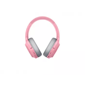 Auriculares Razer Barracuda inalámbricos con diadema gaming USB Type-C Bluetooth gris, rosa