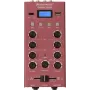 Minimezclador Omnitronic GNOME-202P, mezclador compacto de 2 canales con EQ de 3 bandas