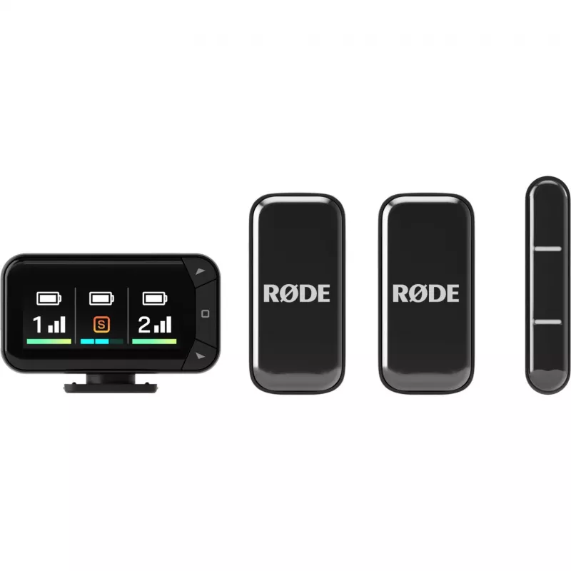 Kit de micrófono lavalier inalámbrico Rode Wireless Micro Camera Kit con transmisor y receptor inalámbricos