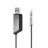 Savio TR-16 adaptador transmisor AUX con función manos libres, Bluetooth 5.3, Google Assistant/Siri