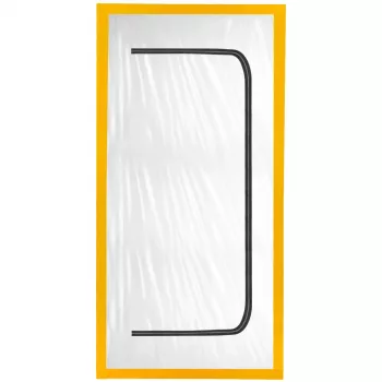 Puerta protectora contra polvo para reformas XXL, cortina antipolvo 230 x 135 puerta