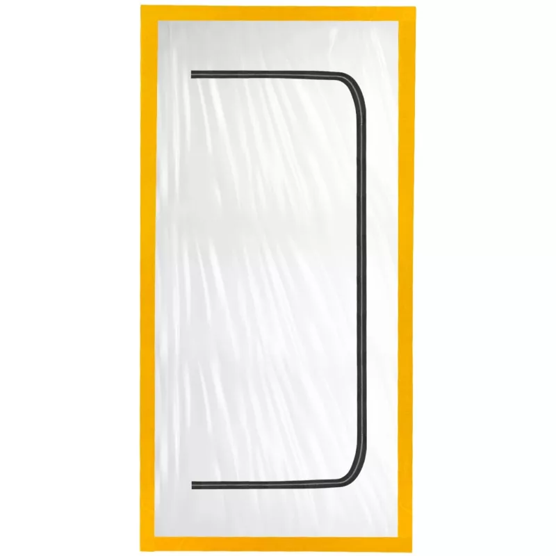 Puerta protectora contra polvo para reformas XXL, cortina antipolvo 230 x 135 puerta
