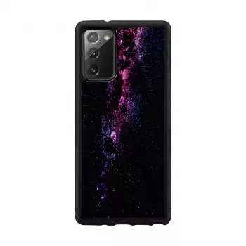 Funda protectora iKins para Samsung Galaxy Note 20 — Milky Way negra