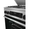 Gorenje GKS5C71XF cocina independiente con horno Plata