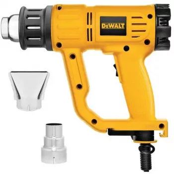 Pistola de aire caliente DeWalt D26411 — 1800 W, empuñadura de pistola, máx. 600 °C, caudal de aire 450 l/min, amarilla