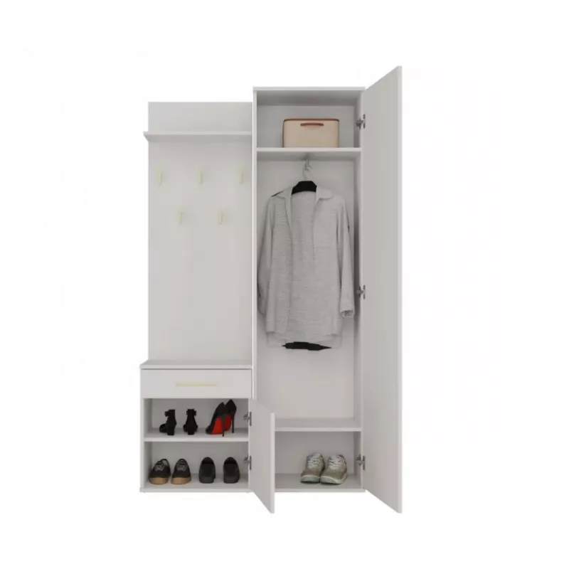 Módulo superior de recibidor e shop GARDEROBA DUO KASZMIR — módulo de armario modular