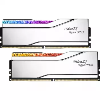 G.Skill DIMM 32 GB DDR5-8000 (2x 16 GB) Dual-Kit (plateado, F5-8000J3848H16GX2-TR5NS, Trident Z5 Royal Neo, AMD EXPO)