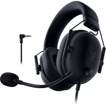 Auriculares gaming con cable Razer BlackShark V2 X — binaurales, 3,5 mm, 32 Ω, 12–28000 Hz, micrófono de varilla -42 dB, 270 g