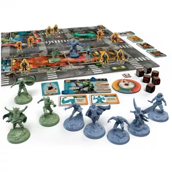 Juego de mesa Asmodee Marvel Zombies Heroes' Resistance — miniaturas cooperativas crossover Zombicide