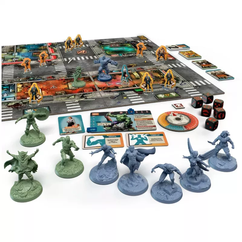 Juego de mesa Asmodee Marvel Zombies Heroes' Resistance — miniaturas cooperativas crossover Zombicide