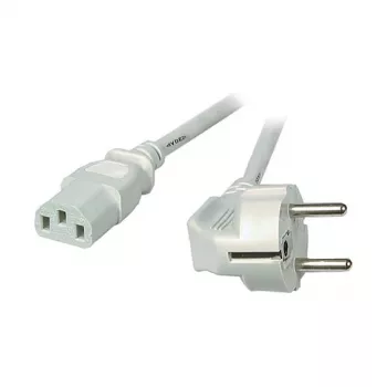 EFB-Elektronik Cable de alimentación conector Schutzkontakt 90° - C13 180°, gris, 3,0 m, 3 x 1,00 mm² Fabricante: EFB Elektronik (EK501.3V2)