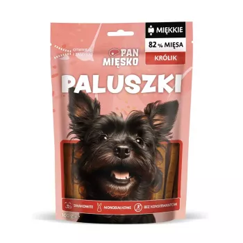Snack para perros Pan Mięsko Rabbit Sticks 100 g