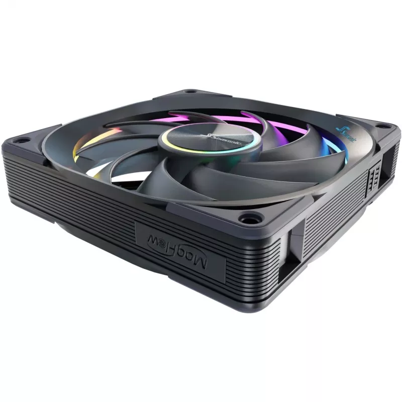 Ventilador Seasonic MagFlow ARGB 12 cm 2000 RPM negro