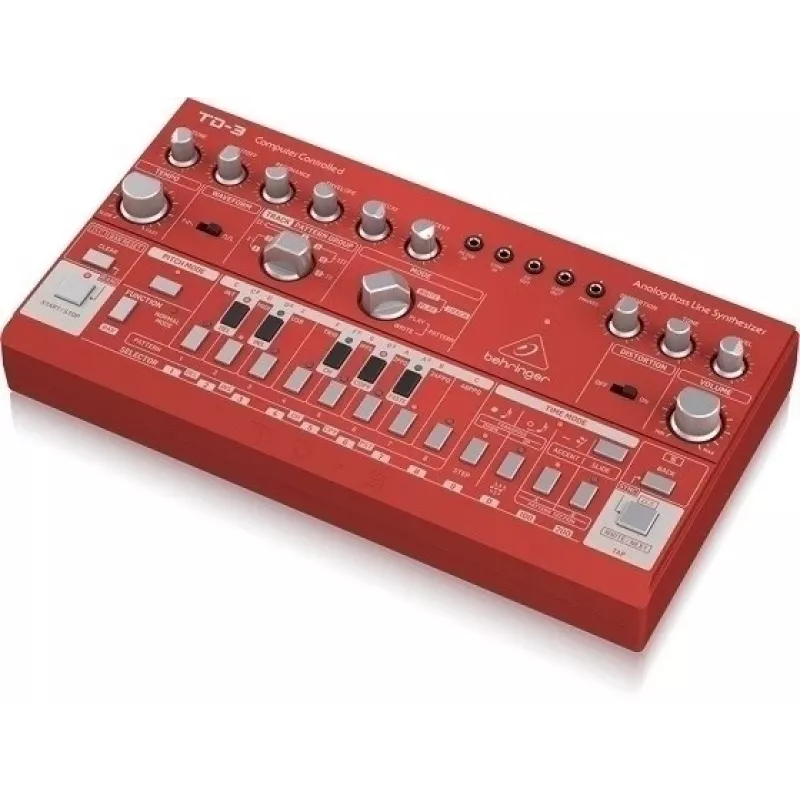 Sintetizador analógico Behringer TD-3-RD Rojo 9V DC