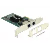 Delock Tarjeta PCIe 2x Gigabit LAN Adaptador de red