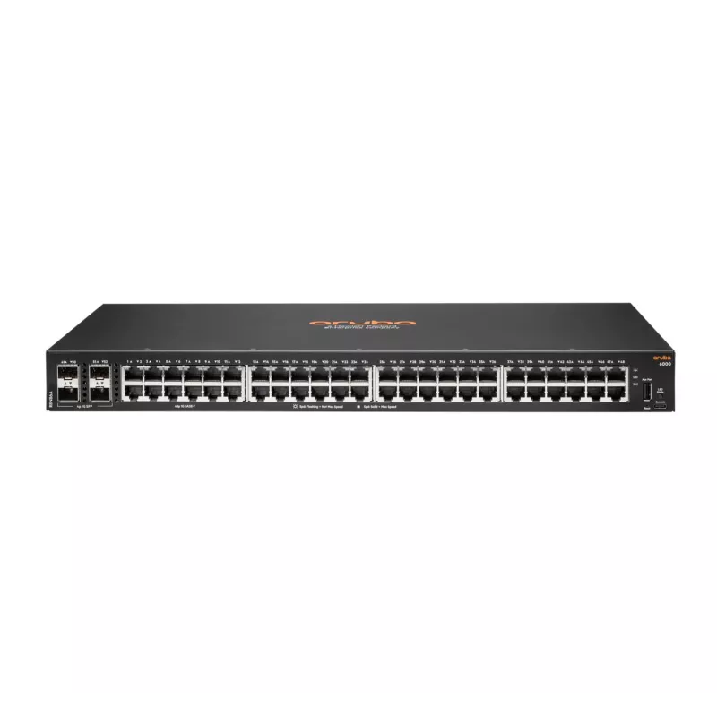 Switch HPE Aruba Networking CX6000 de 52 puertos (R8N86A) [48x Gigabit LAN, 4x SFP]