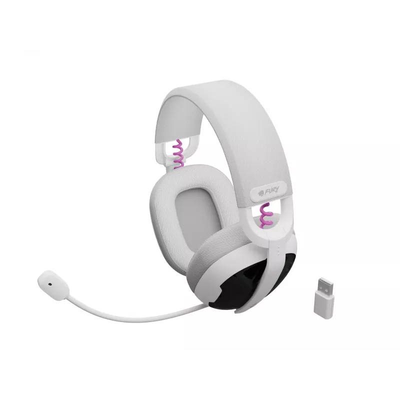 Fury Fukiya F6 Auriculares inalámbricos, Blanco