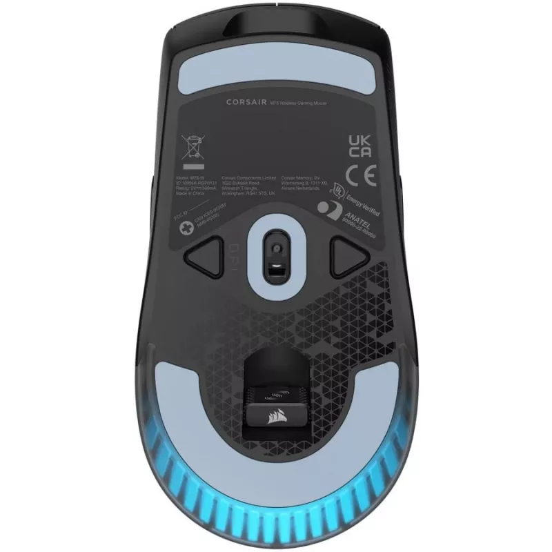 Ratón gaming inalámbrico ligero RGB Corsair M75, negro