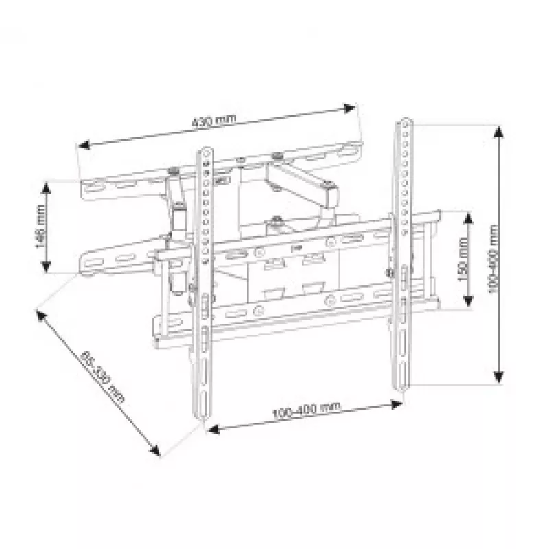 Soporte de pared ART RAMT ADUX150