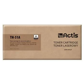 Tóner Actis TH-51A (equivalente a HP 51A Q7551A; estándar; 6500 páginas; negro)