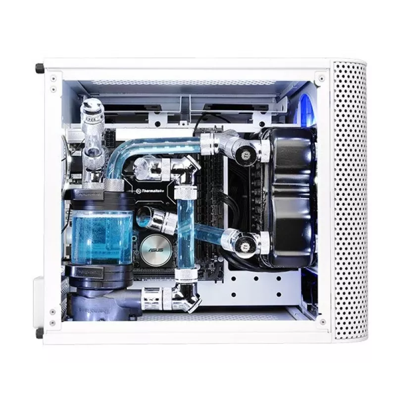 Thermaltake Core V1 Snow Edition Cube blanco