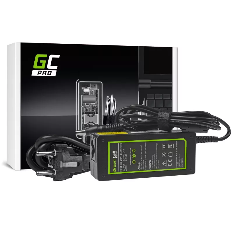 Green Cell AD33P Fuente de alimentación/adaptador para interiores 65 W negro