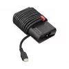 Fuente de alimentación Lenovo GX20Z46255 para portátiles, interior/exterior 100–240 V, cable de 1,8 m, USB-C, negra