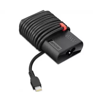Fuente de alimentación Lenovo GX20Z46255 para portátiles, interior/exterior 100–240 V, cable de 1,8 m, USB-C, negra
