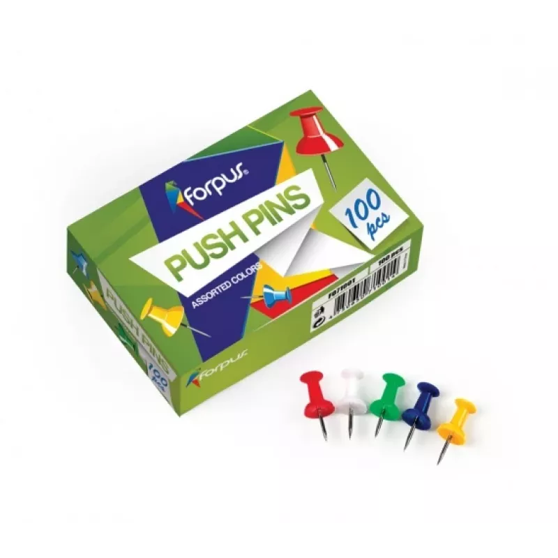 Chinchetas Forpus para corcho en varios colores (100) 0612-001