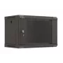 Armario rack de pared LANBERG WF03-5306-10B 6U, 60 kg, cerradura con llave, negro