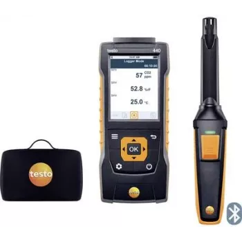 Medidor de dióxido de carbono testo 440 Set CO2 0 - 10000 ppm 0563 4405 (0563 4405)